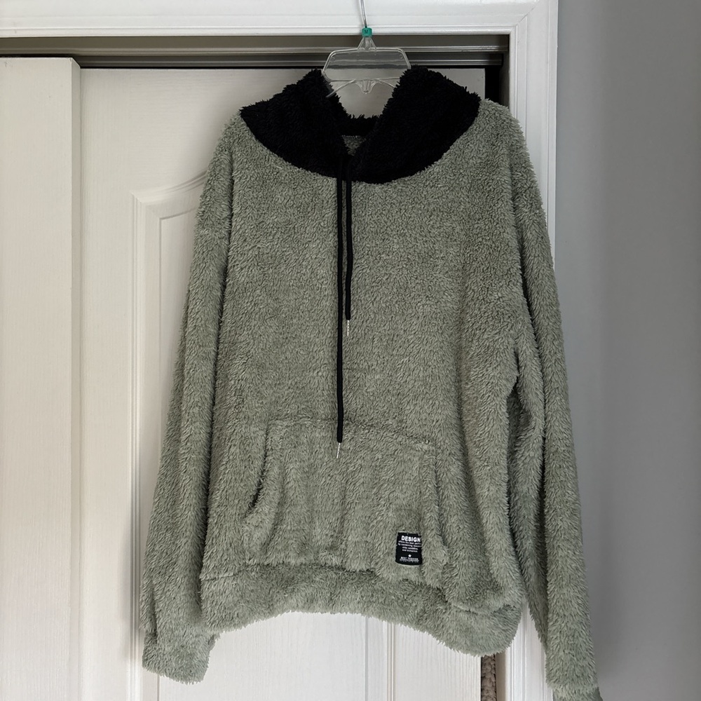 BEAST FASHION Olive Fleece Jacket